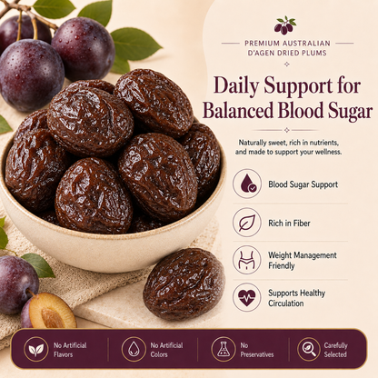 ✨D’Agen Dried Plums – Naturally Sweet Support for Healthy Weight, Balanced Blood Sugar & Circulation-H1
