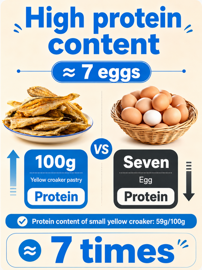 High-protein ready-to-eat deep-sea fish crisps
