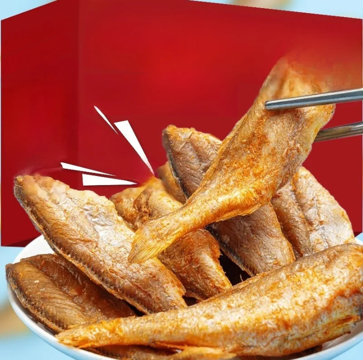 High-protein ready-to-eat deep-sea fish crisps