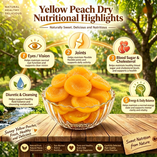 🍑🍑Zero guilt, pure deliciousness!💛Satisfy your sweet cravings with our chewy, fiber-packed Dried Peaches-LYJ