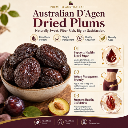 ✨D’Agen Dried Plums – Naturally Sweet Support for Healthy Weight, Balanced Blood Sugar & Circulation-H1