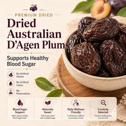 ✨D’Agen Dried Plums – Naturally Sweet Support for Healthy Weight, Balanced Blood Sugar & Circulation-H1