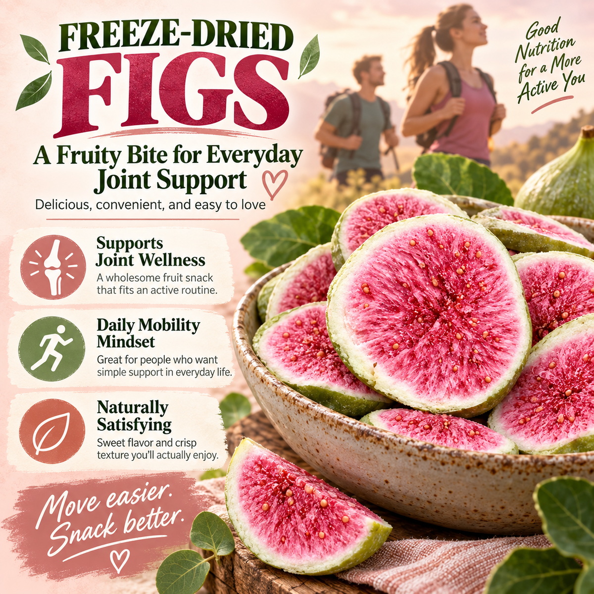 🍎 Premium California Freeze-Dried Figs — A Delicious Balance of Taste & Wellness-H1