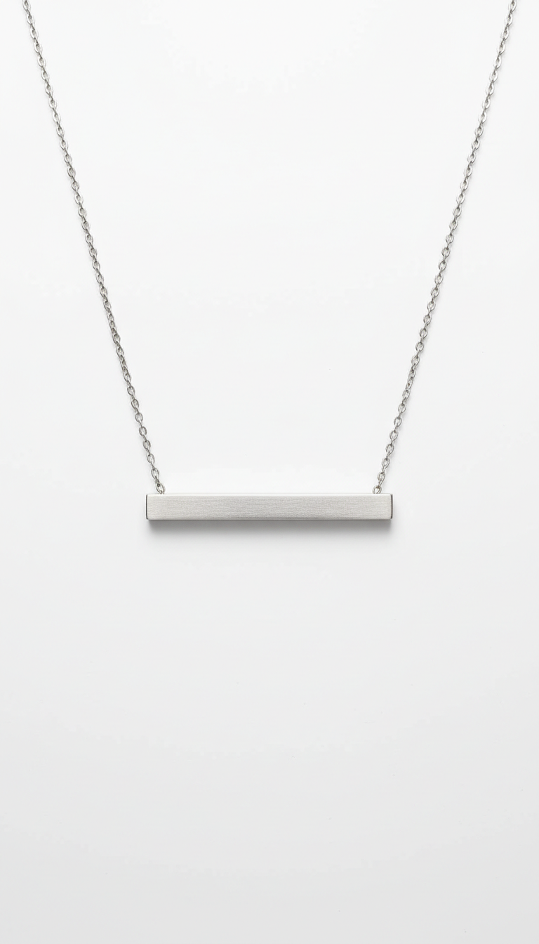 Minimalist Stainless Steel Pendant Necklace