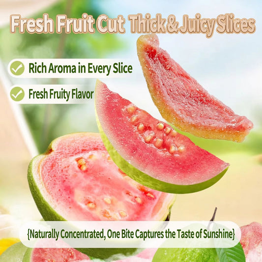 🪶Say goodbye to high-calorie guilt! 🥇🥇Satisfy your cravings with ourfiber-rich Red Guava slices-H1